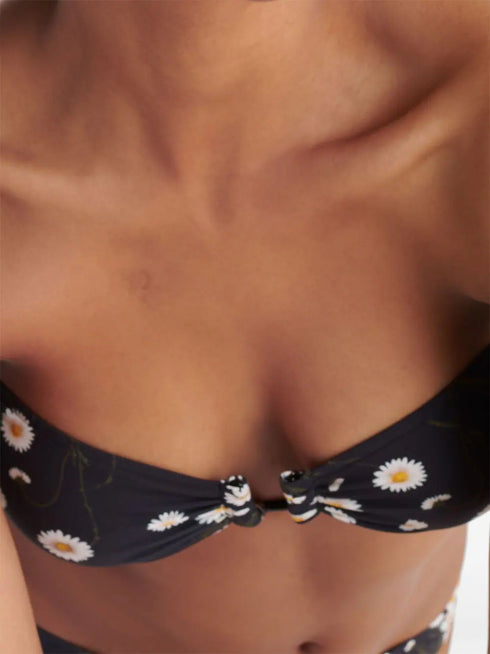 Tendrement floral-print bikini top